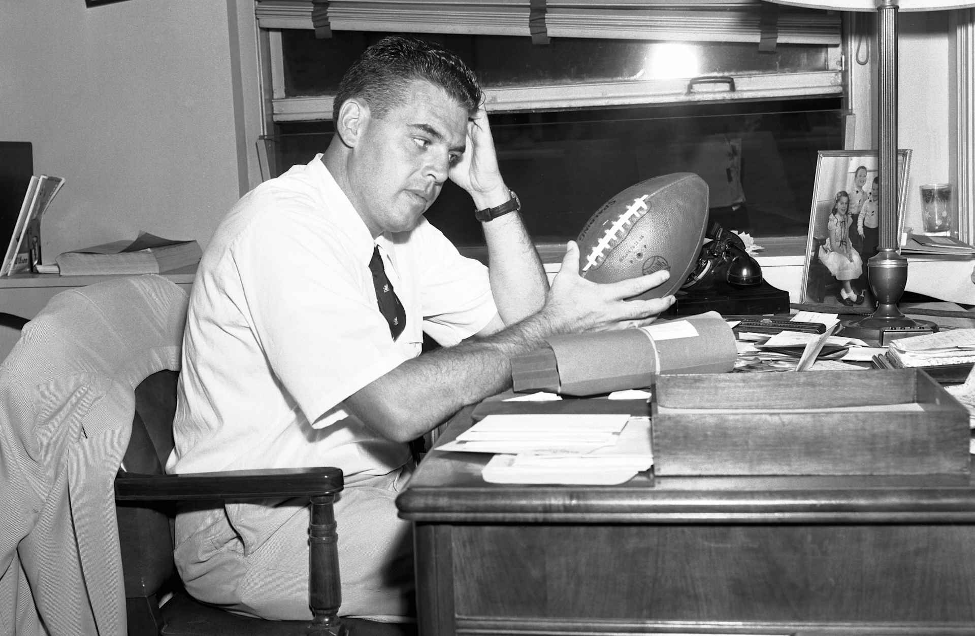 Otto Graham briefly became an "insurance man" following the 1954 NFL season.