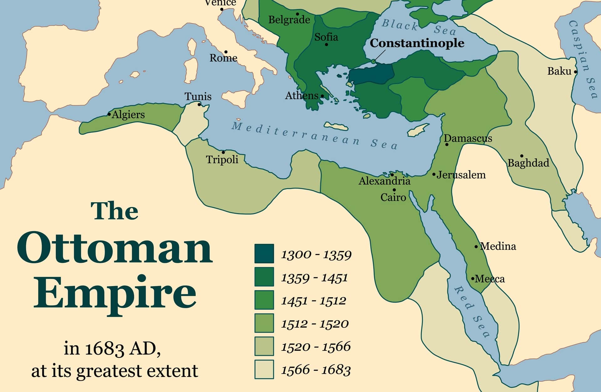 Ottoman Empire map