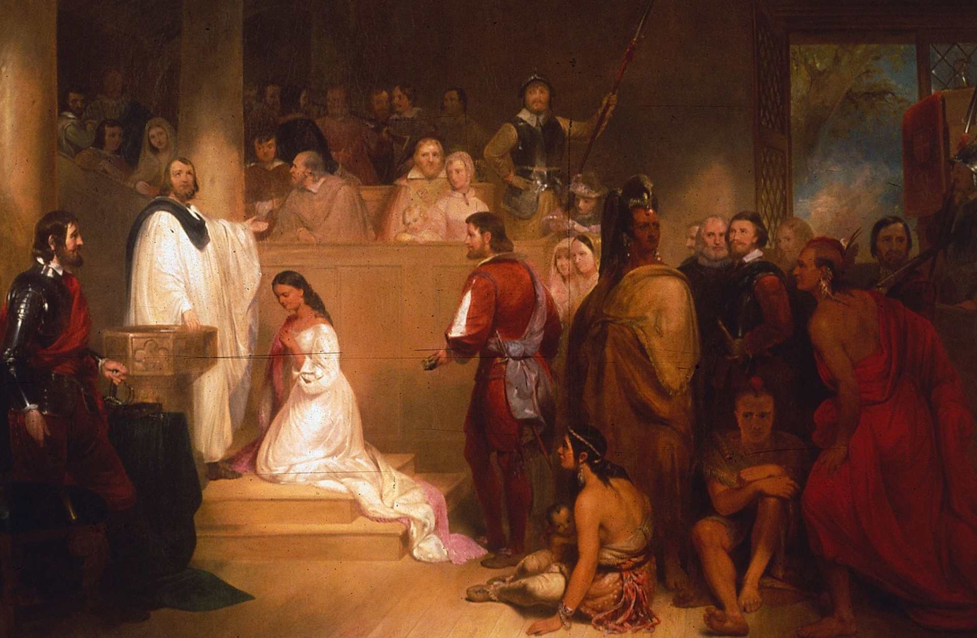 Pocahontas and John Rolfe