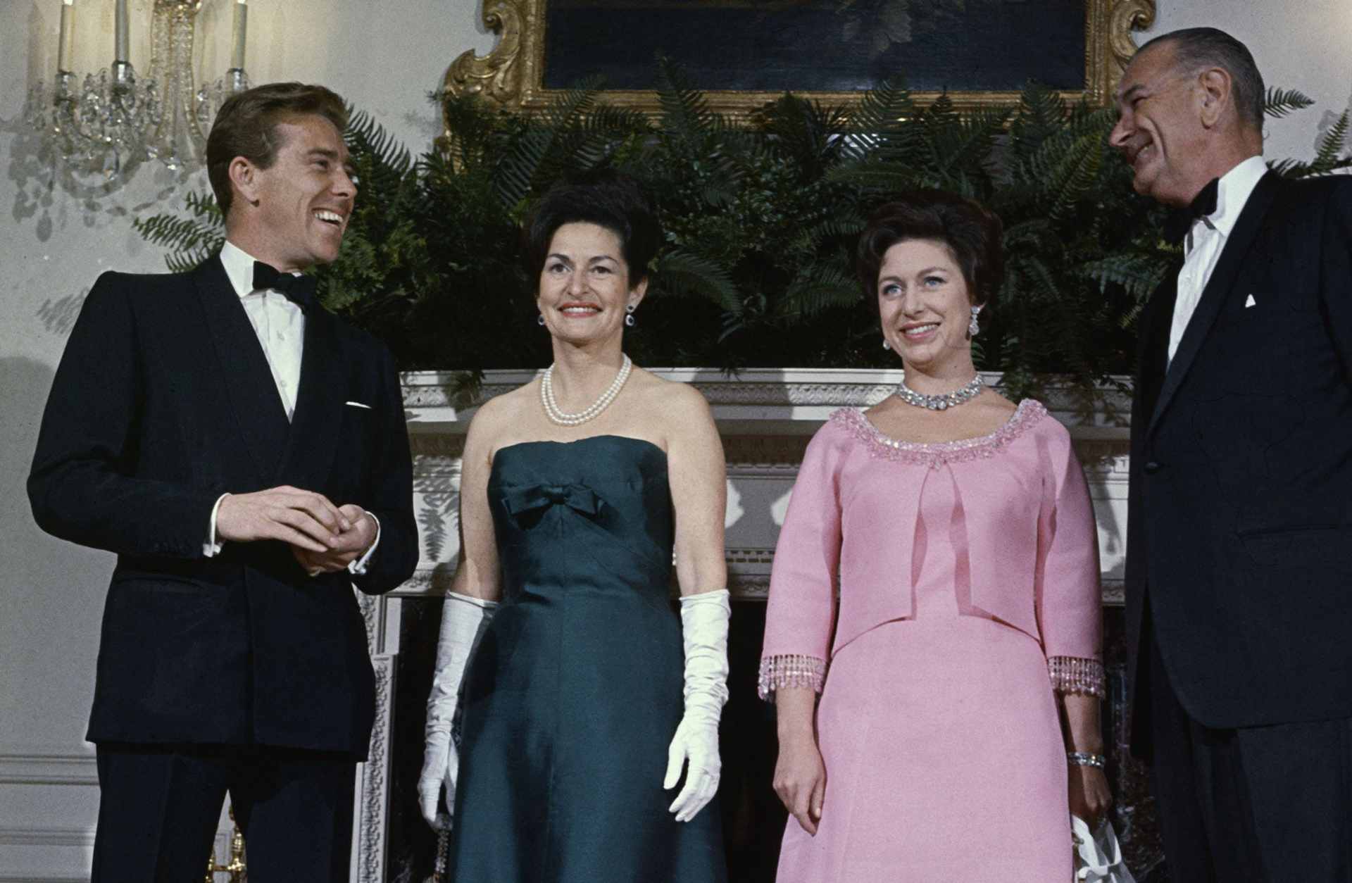 Princess Margaret and Lyndon B Johnson