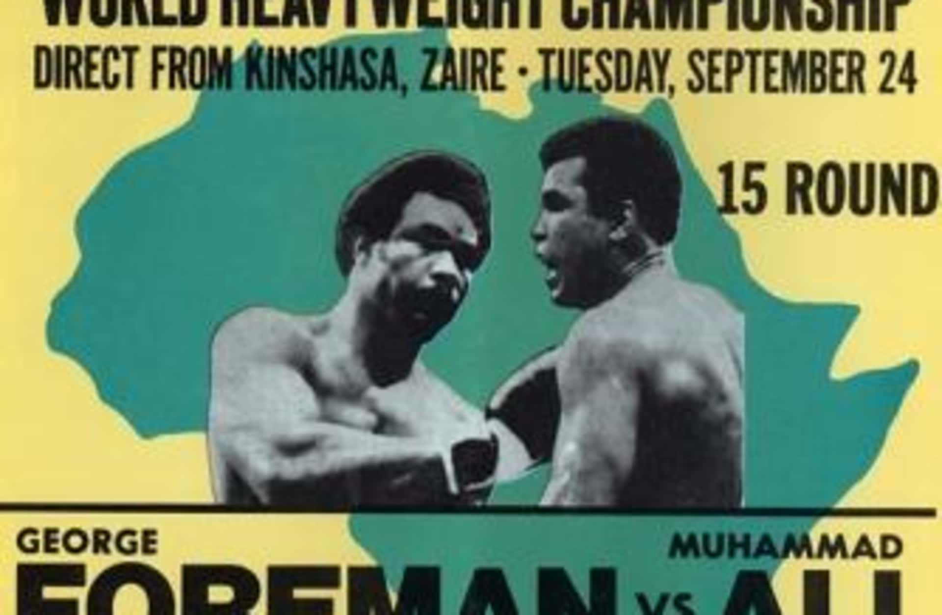 Ring Magazine cover promoting the Ali-Foreman fight (Credit: The Ring Magazine/Getty Images)