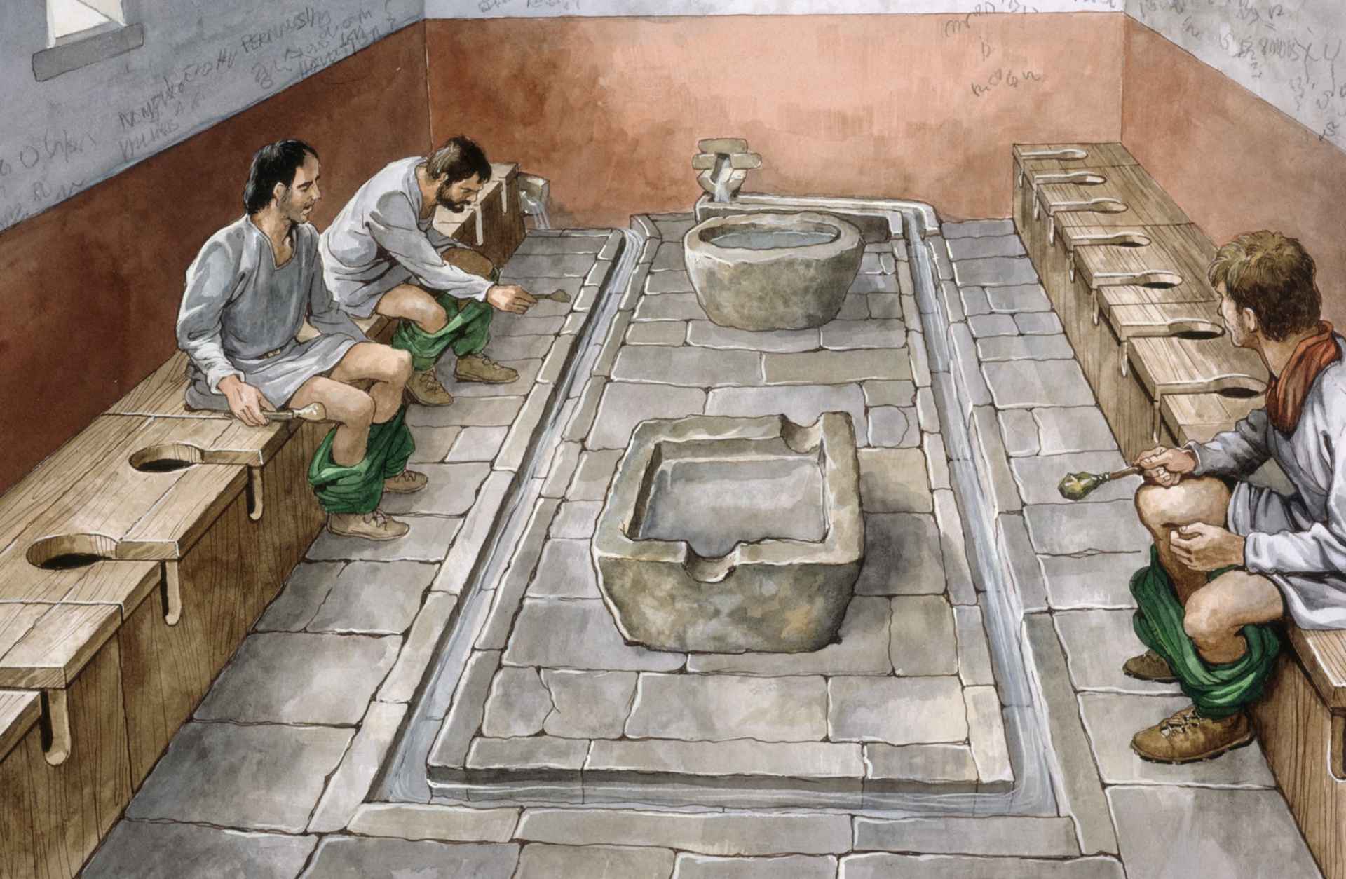 Roman latrine