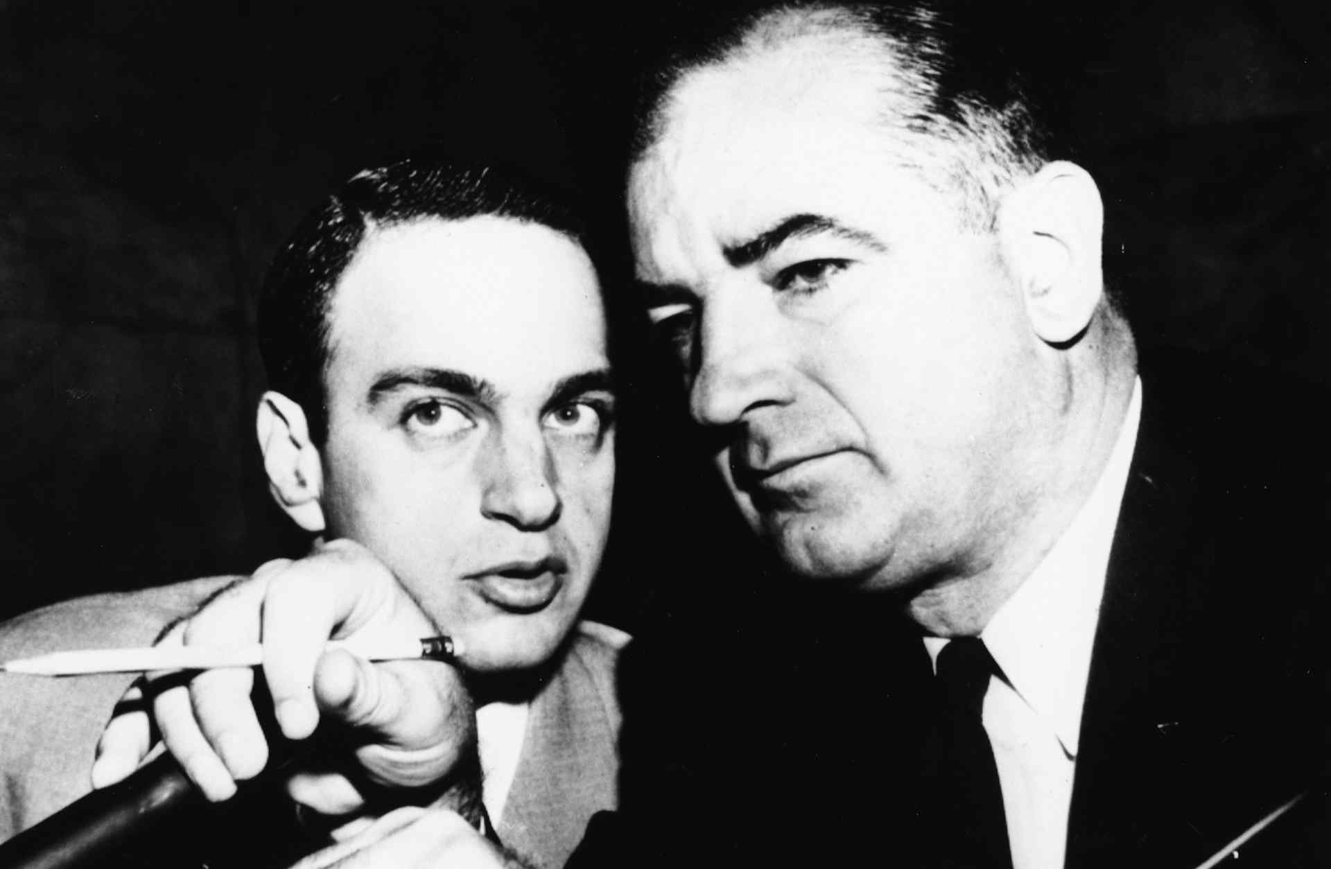 Roy Cohn and Joseph McCarthy
