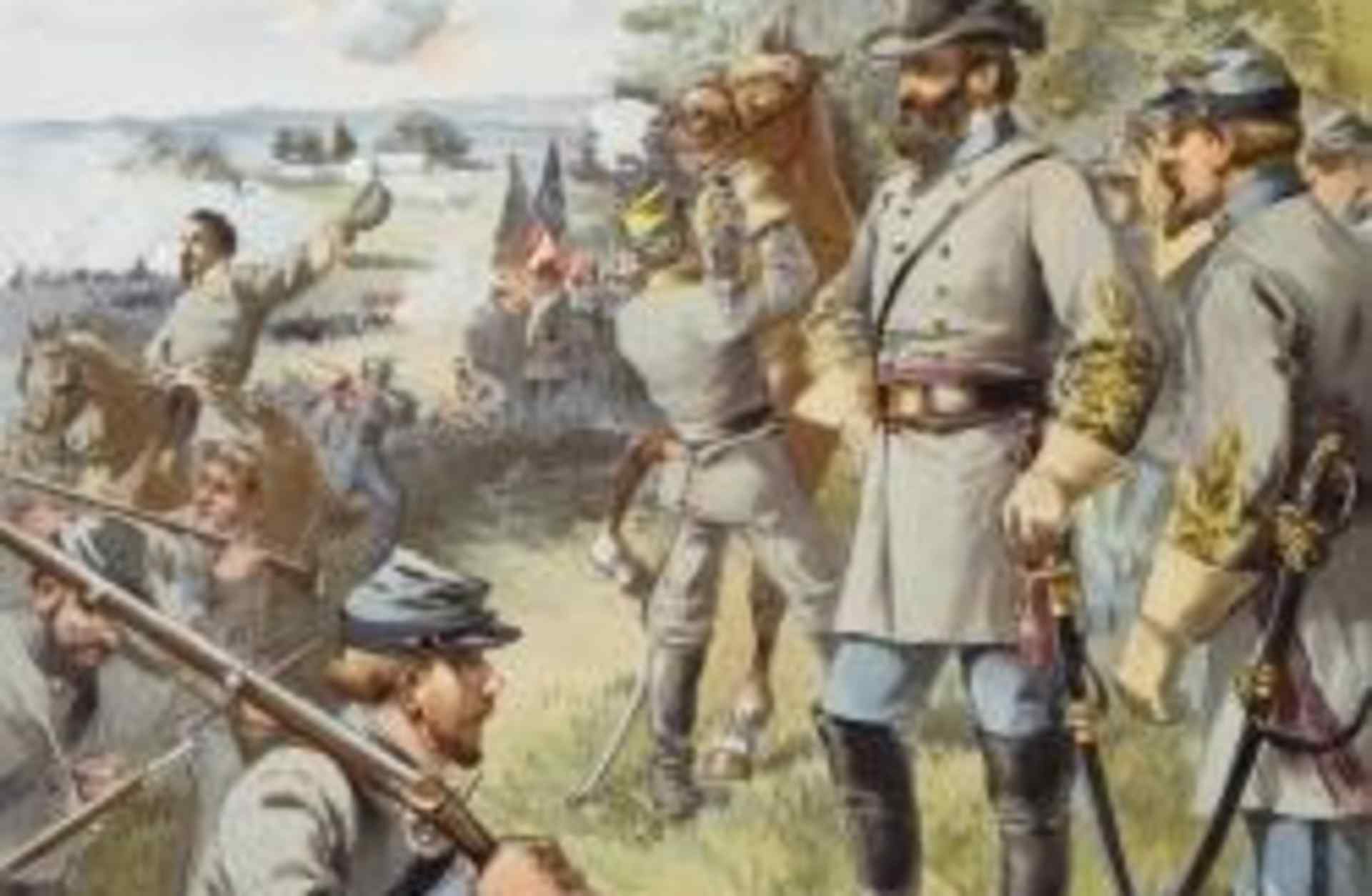 Stonewall Jackson at the First Battle of Bull Run. (Credit: Universal History Archive/Getty Images)