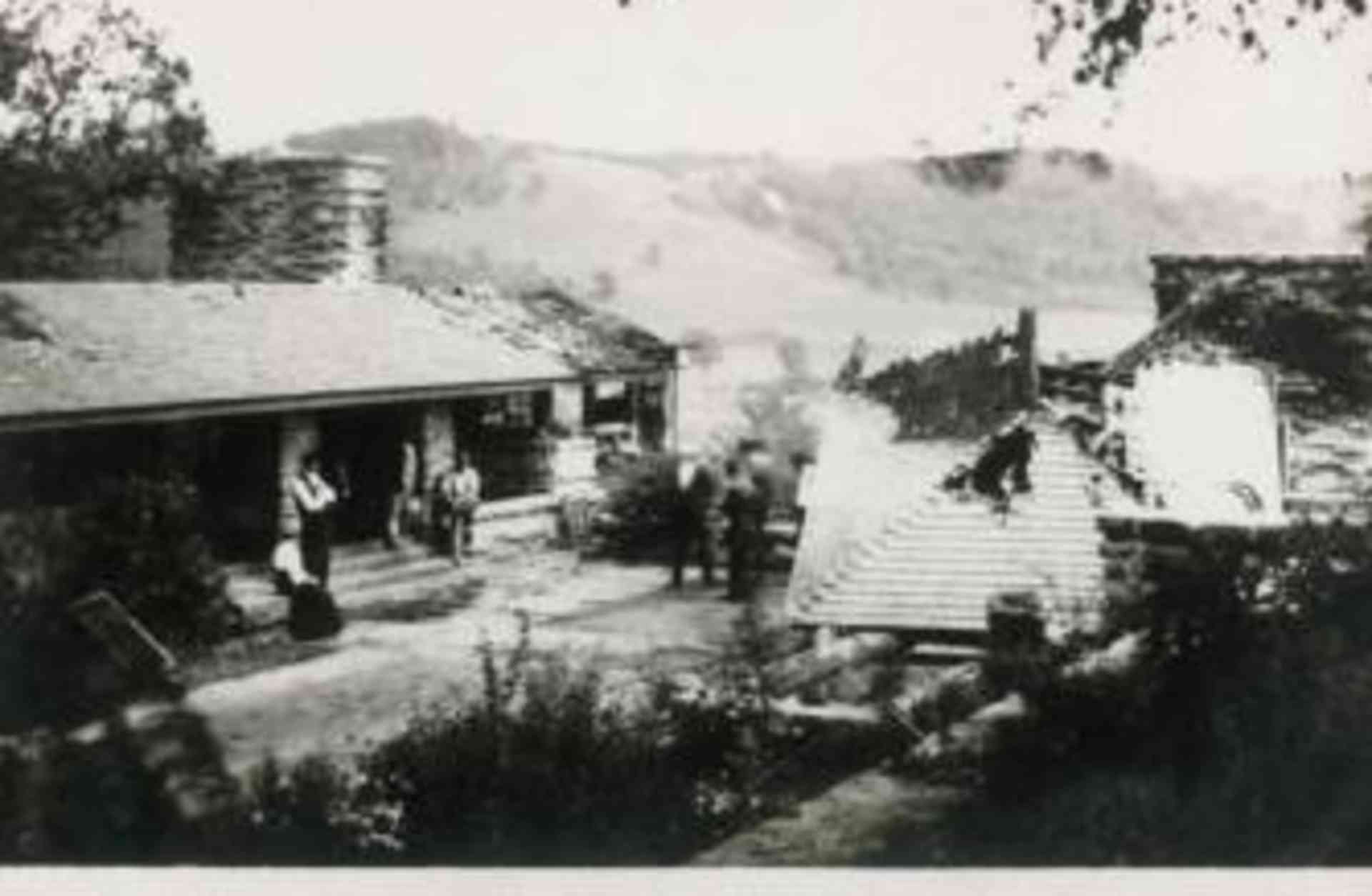 Taliesin after the fire. (Credit: Public Domain)