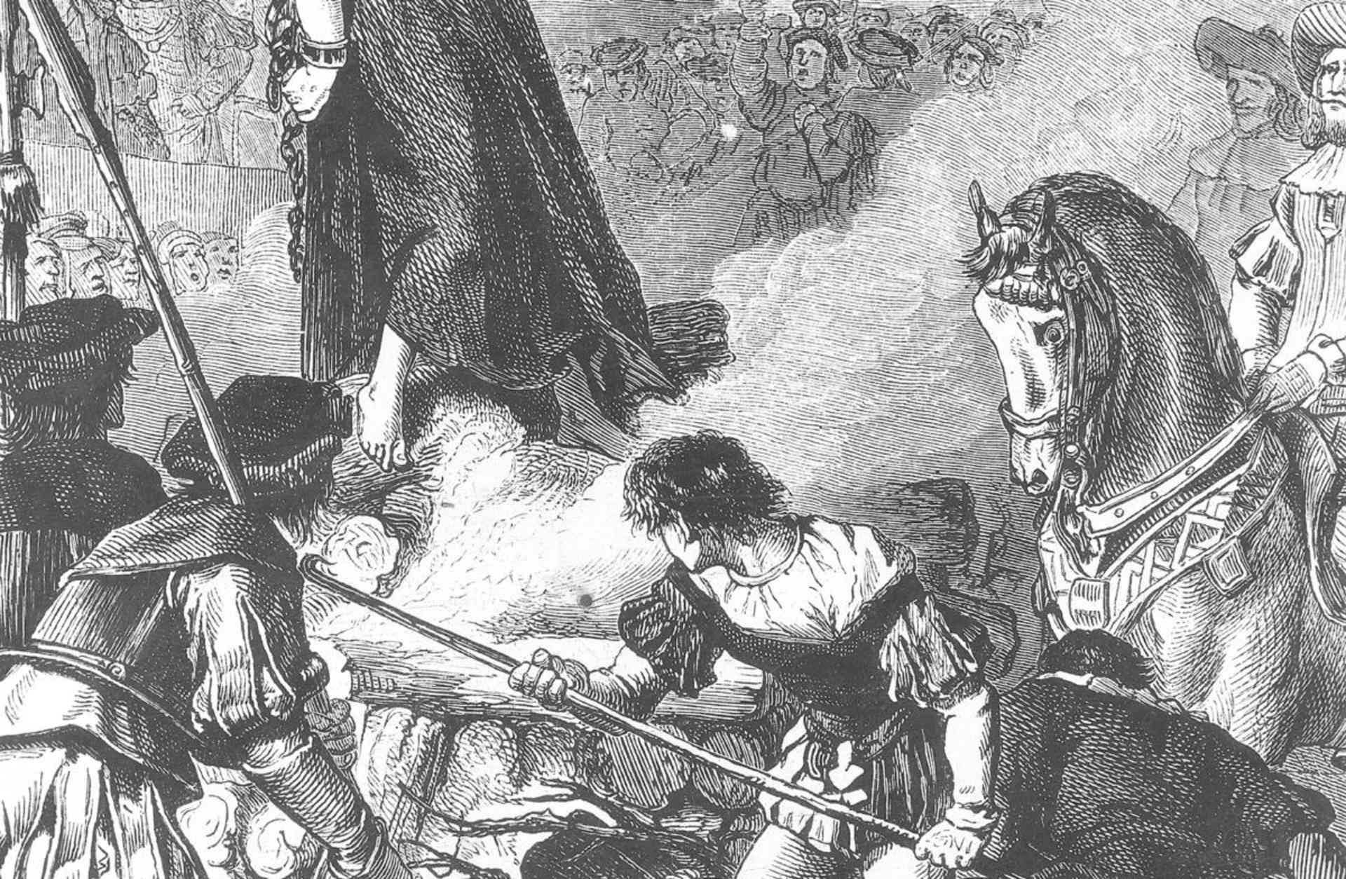 The burning of a witch in Vienna, 1583. (Credit: Ullstein Bild via Getty Images)