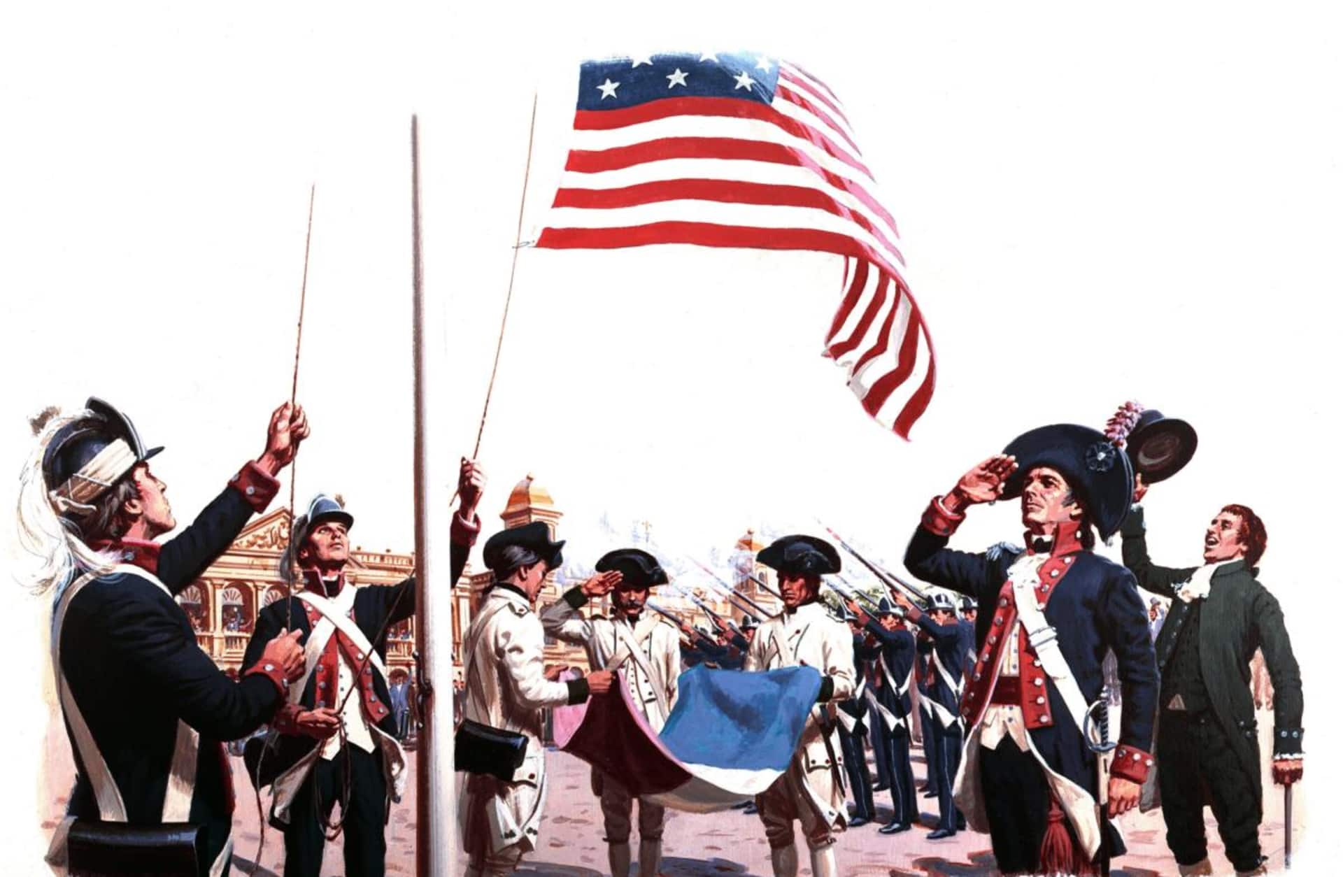 The ceremonial transfer of power from France to the United States of America as part of the Louisiana Purchase on March 10, 1804