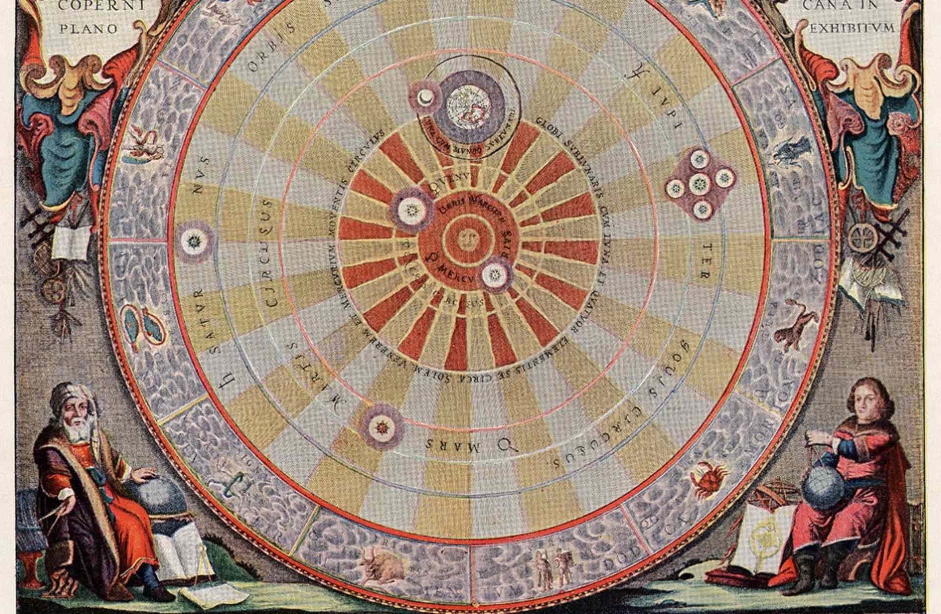 The Copernican system showing the planets orbiting the Sun. (Credit: Ullstein Bild/Getty Images)