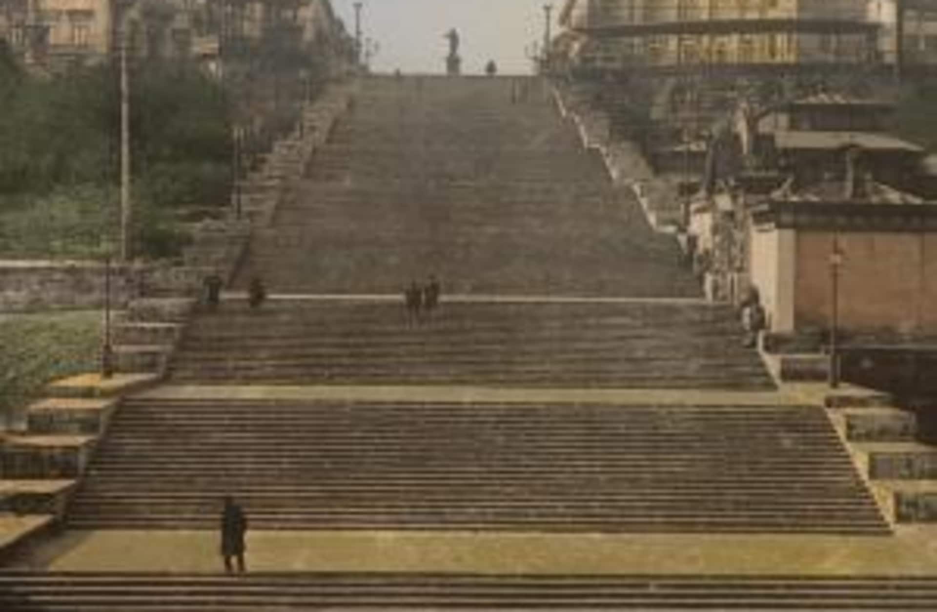 The Richelieu Steps, where some of the worse violence occurred during the Odessa riots and massacre.