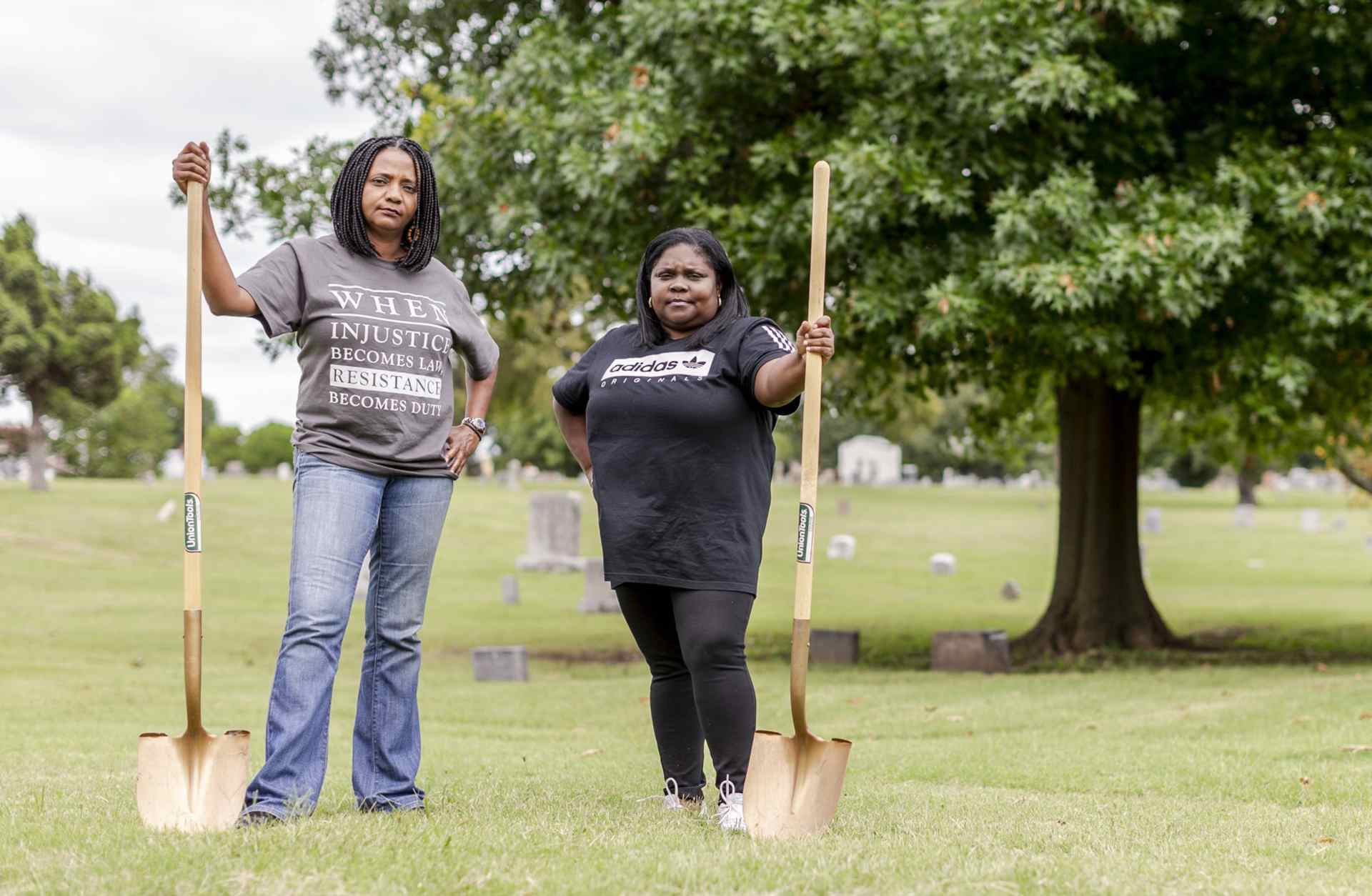 Oak Lawn Cemetery in Tulsa, Oklahoma where many believe there is a mass grave containing victims of the 1921 Tulsa Race Massacre