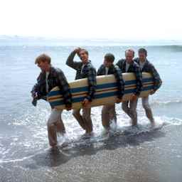 Beach Boys Surfin' Safari Shoot