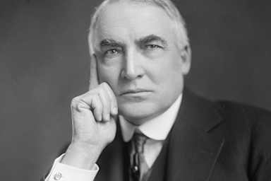 President Warren G. Harding.