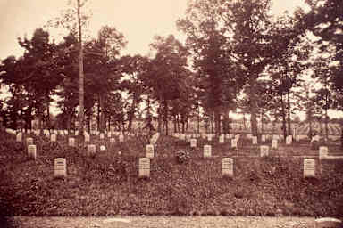 Arlington National Cemetery during the Civil War.