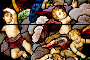 Cupid and other cherubs.