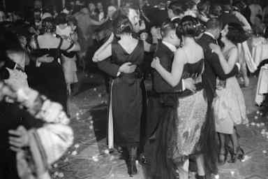 January 1922: A Roaring Twenties-era Carnival on the roof garden at the Criterion in London.