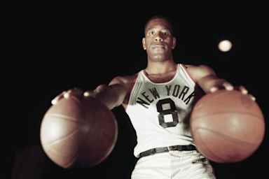 Nat 'Sweetwater' Clifton, the first Black player to sign an NBA contract