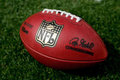 DENVER - SEPTEMBER 16: A close up of the official NFL 'The Duke' game ball complete with commissioner Roger Goodell's signature as the Denver Broncos defeated the Oakland Raiders 23-20 in overtime during week two NFL action at Invesco Field at Mile High on September 16, 2007 in Denver, Colorado. (Photo by Doug Pensinger/Getty Images)