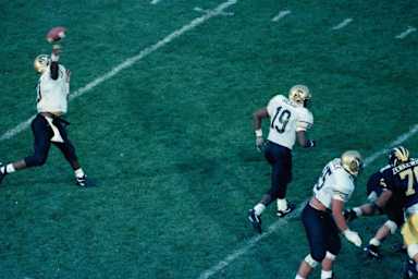 Kordell Stewart's 64-yard touchdown pass against Michigan in 1994
