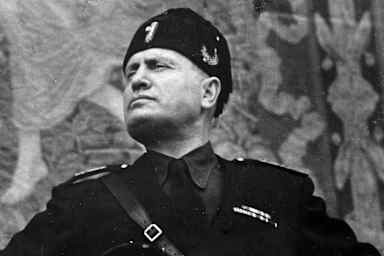 Benito Mussolini (1883-1945) circa 1940