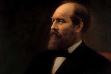 White House portrait of James A. Garfield