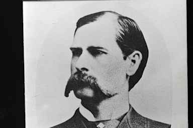 THE LIFE AND LEGEND OF WYATT EARP - Photo of the Real Wyatt Earp - Shoot Date: 1885.