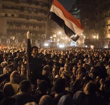 Demonstrating for freedom