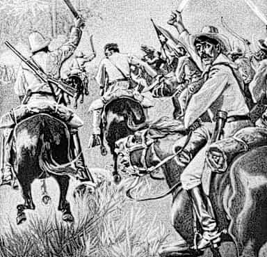 Maximo Gomez Fighting In The War For Cuban Independence