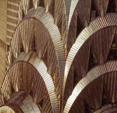 Metal Plating on Chrysler Building Tower, Manhattan