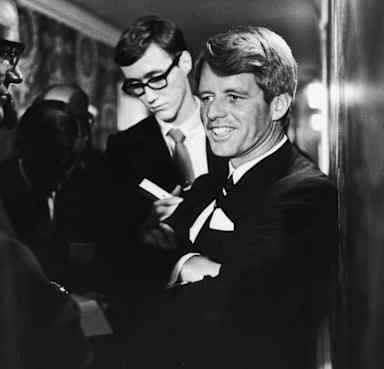 This Day In History: RFK is Shot, Senator Robert Kennedy pictured at the Ambassador Hotel in Los Angeles, California, on June 5, 1968 before he died