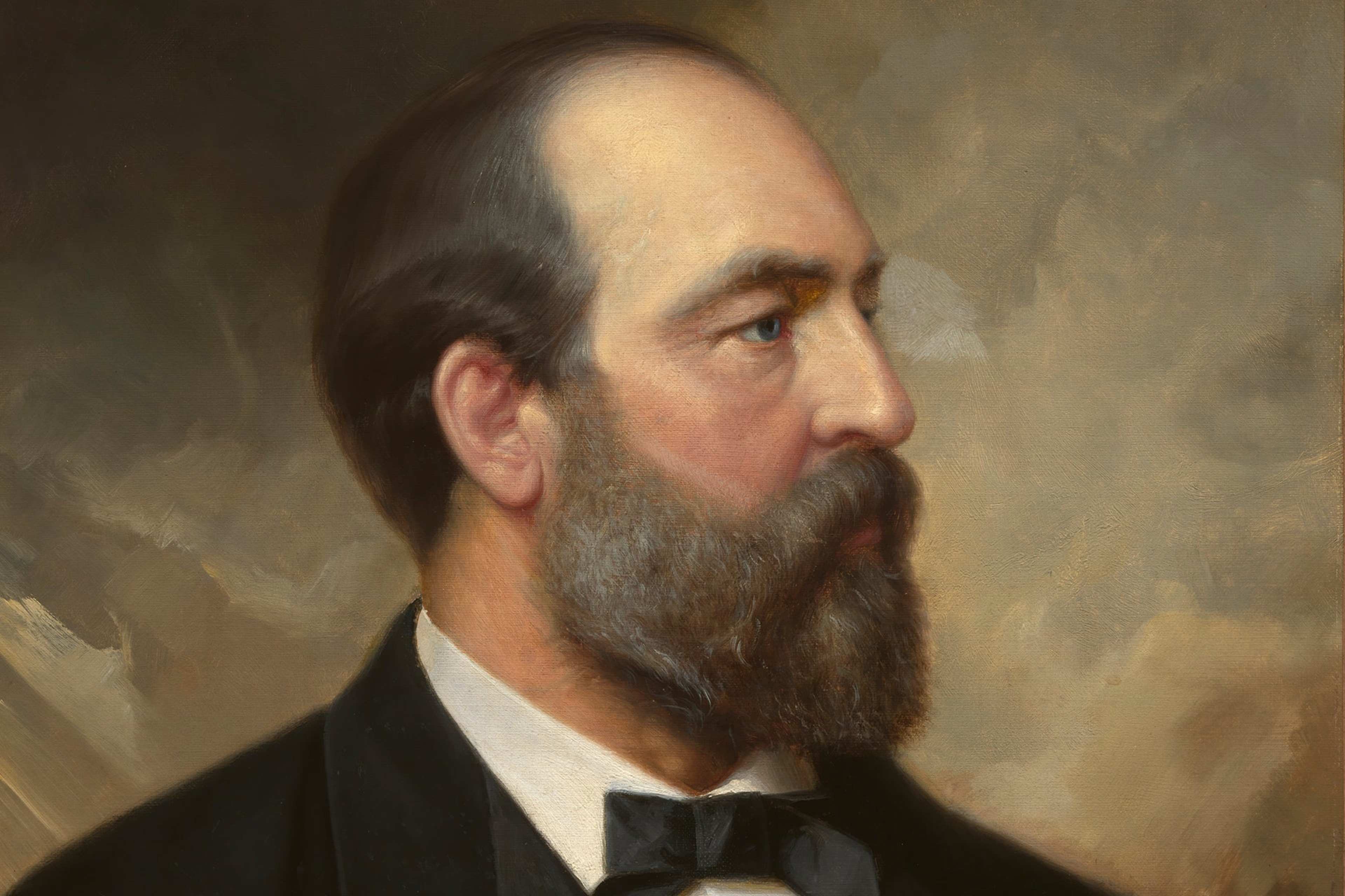 James Garfield, 1881. Artist Ole Peter Hansen Balling. (Photo by Heritage Art/Heritage Images via Getty Images)