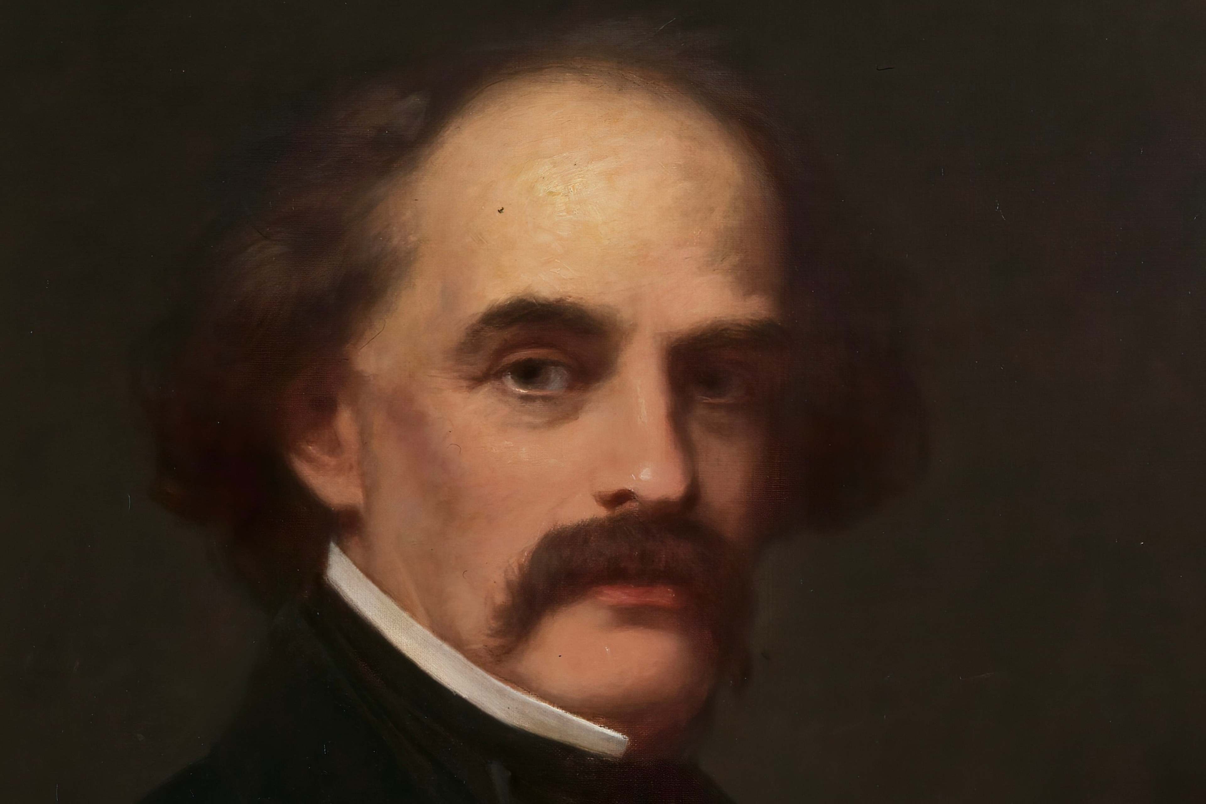 Portrait of Nathaniel Hawthorne, ca. 1886, by artist Alexander Johnston.