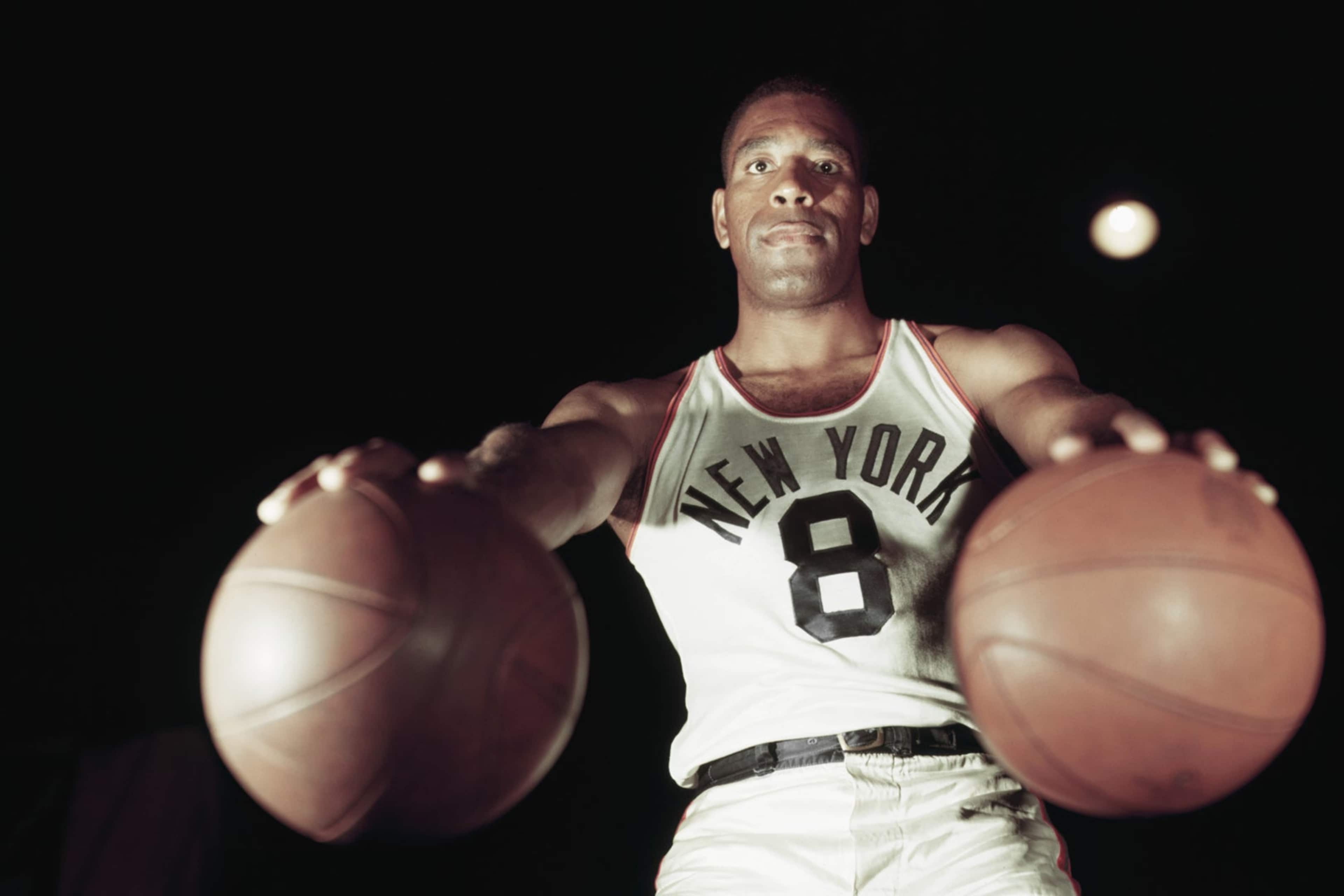 Nat 'Sweetwater' Clifton, the first Black player to sign an NBA contract