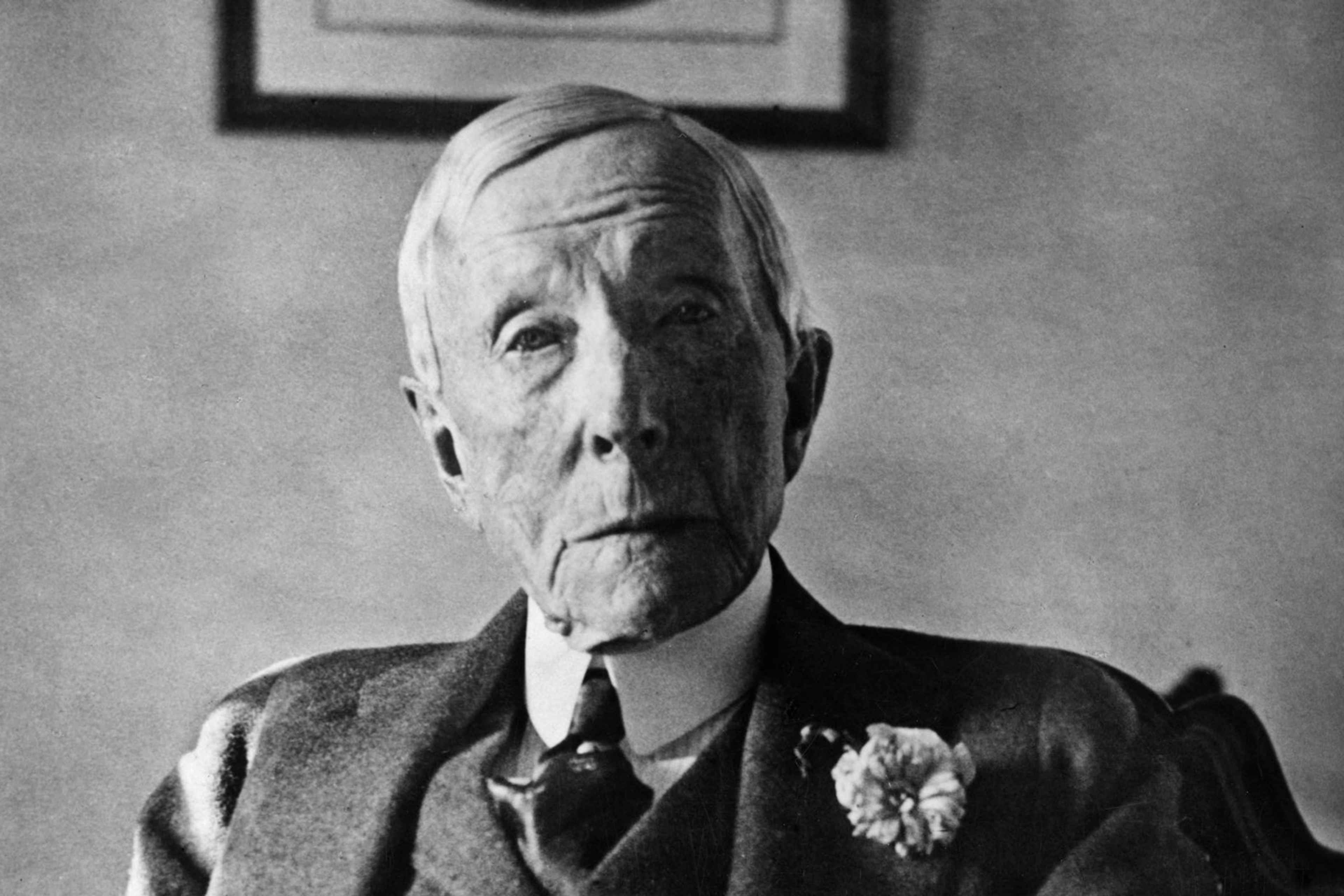 John Rockefellercirca 1930: American philanthropist, John Davison Rockefeller (1839 - 1937). (Photo by General Photographic Agency/Getty Images)