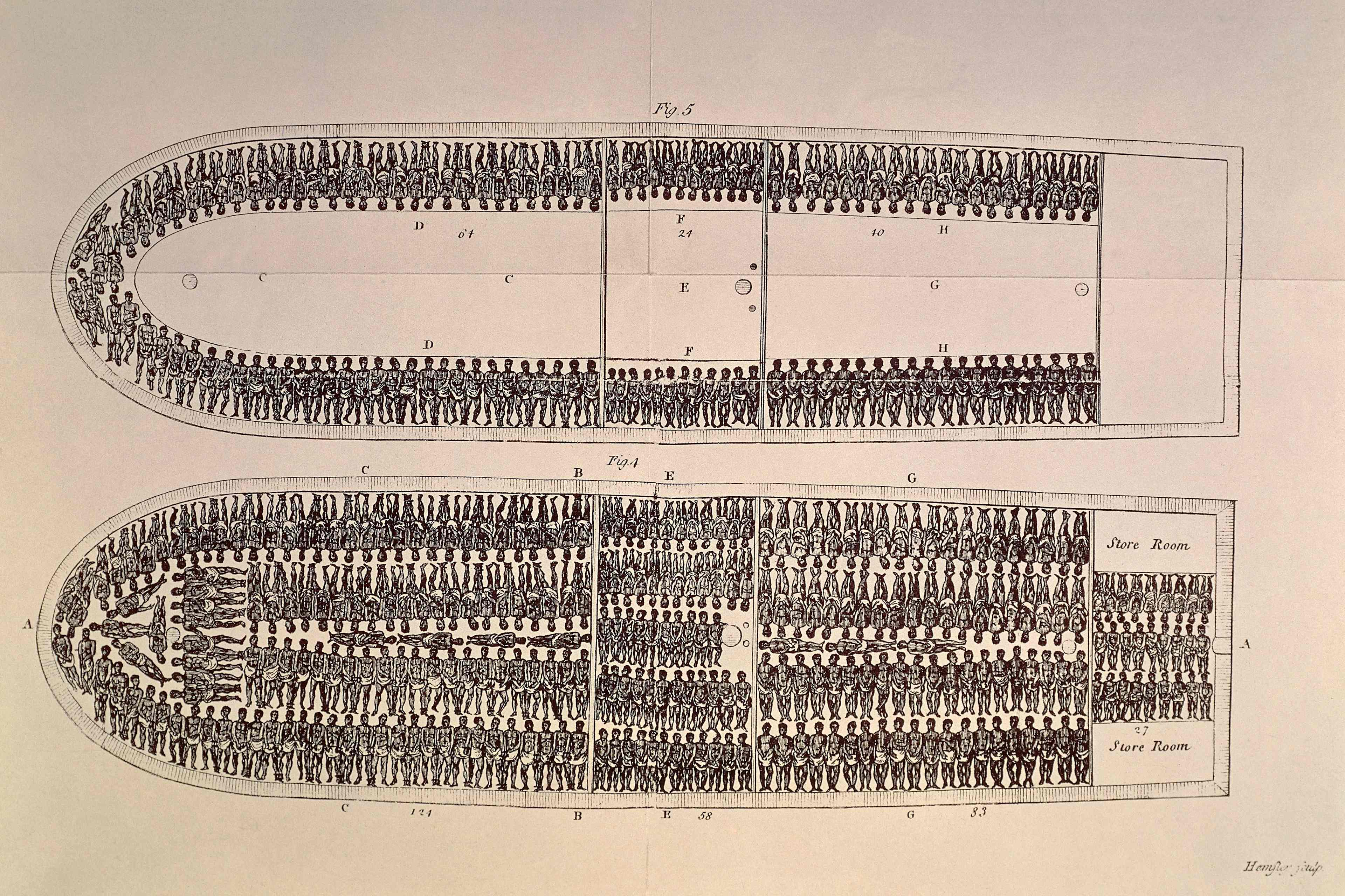 Slave Ship diagram