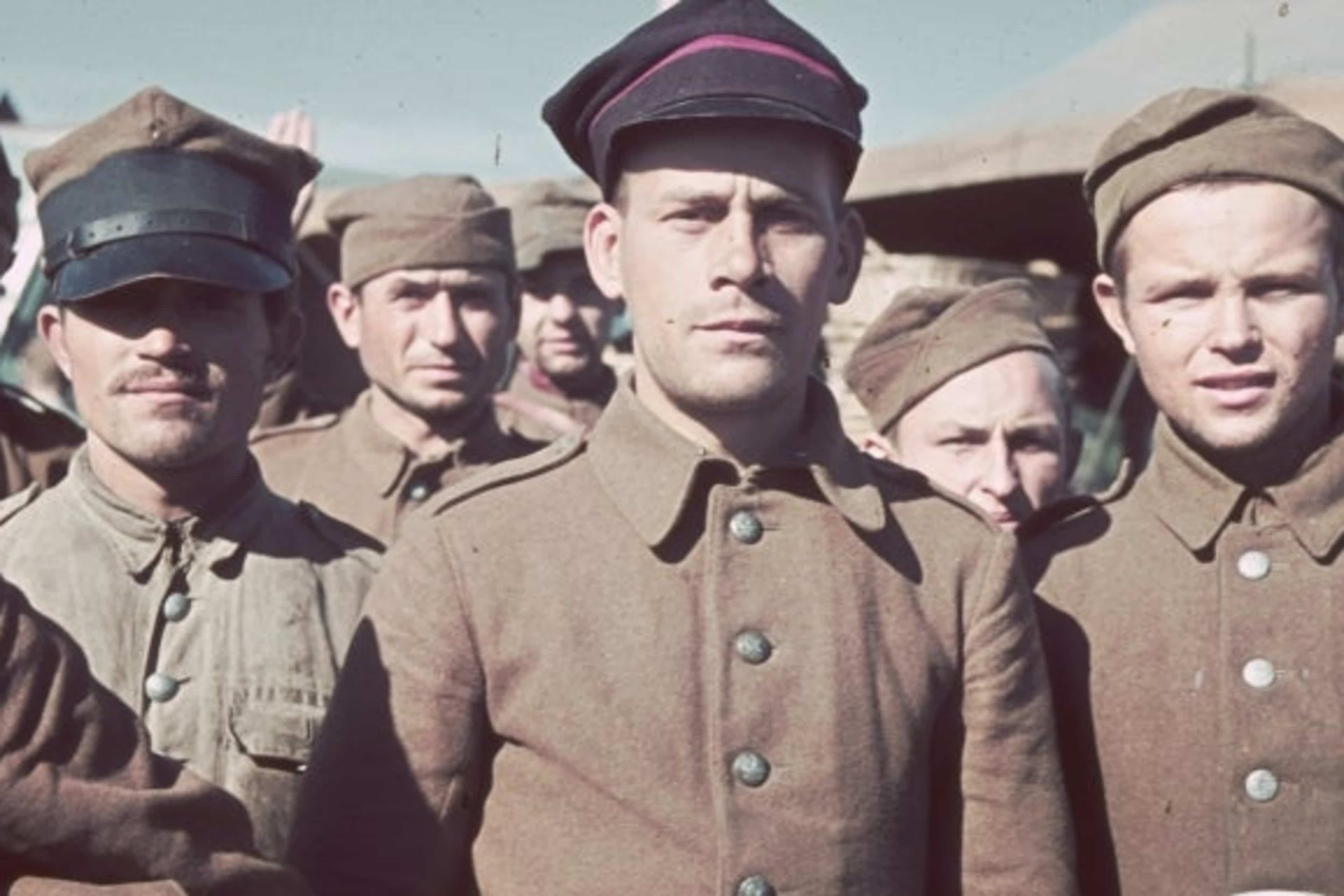 Polish soldiers captured by the Germans during invasion of Poland, September 1939