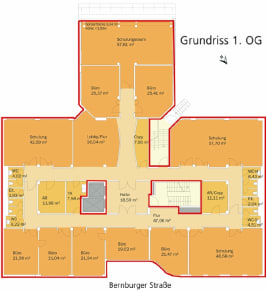 Grundriss 1 OG