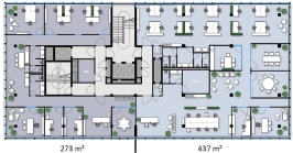 Grundriss 3OG - Aufteilungsmöglichkeit