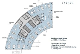 Grundriss Regelgeschoss Open Space