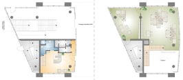 Grundriss Ergeschoss - 1 Obergeschoss (Beispiel)