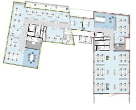 Grundriss Regelgeschoss Gutenberg-Palais