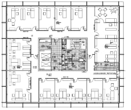 Grundriss Turm 2 - 6 OG
