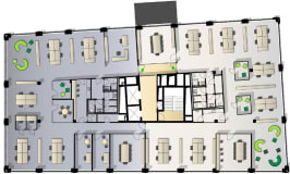 Grundrissbeispiel Regelgeschoss