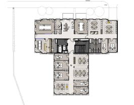 Grundriss Regelgeschoss Kombibüro