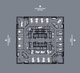 Grundriss Regelgeschoss - Tower - Variante Kombibüros