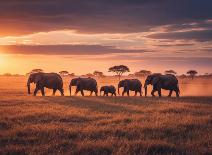 Tarangire elephants