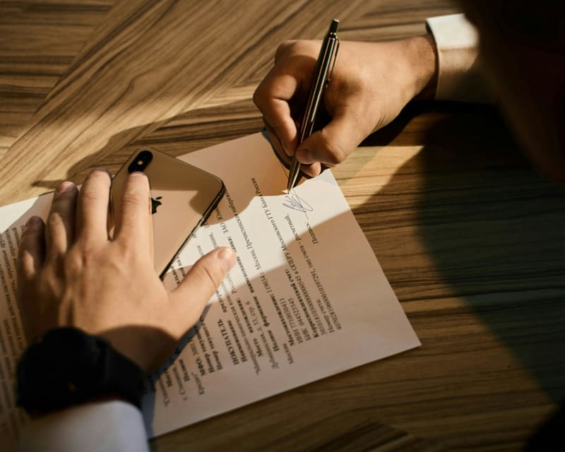 Rédaction d'un acte