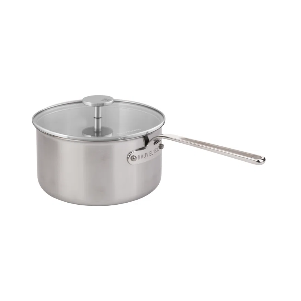 Fortune Candy 4-Quart Saucepan with Lid, Tri-Ply, 18/8 Stainless