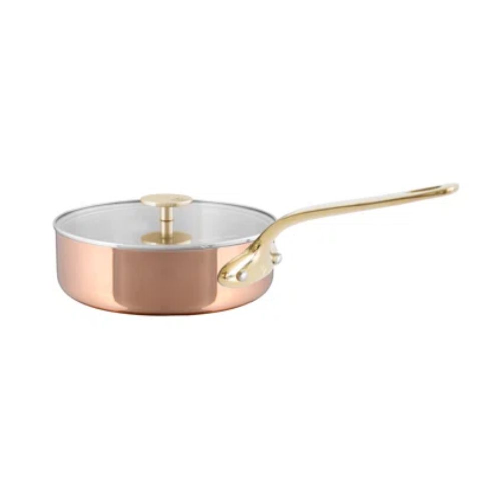 Mauviel M'TRIPLY S Polished Copper & Stainless Steel Sauce Pan With Li, Mauviel USA