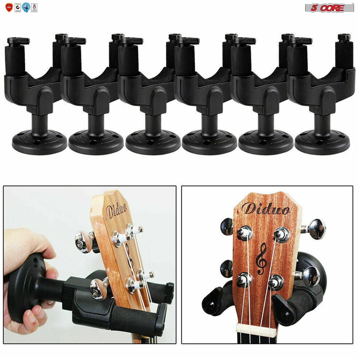 1PC Guitar Hanger Hook Clear Acrylic Violin Guitar Nigeria