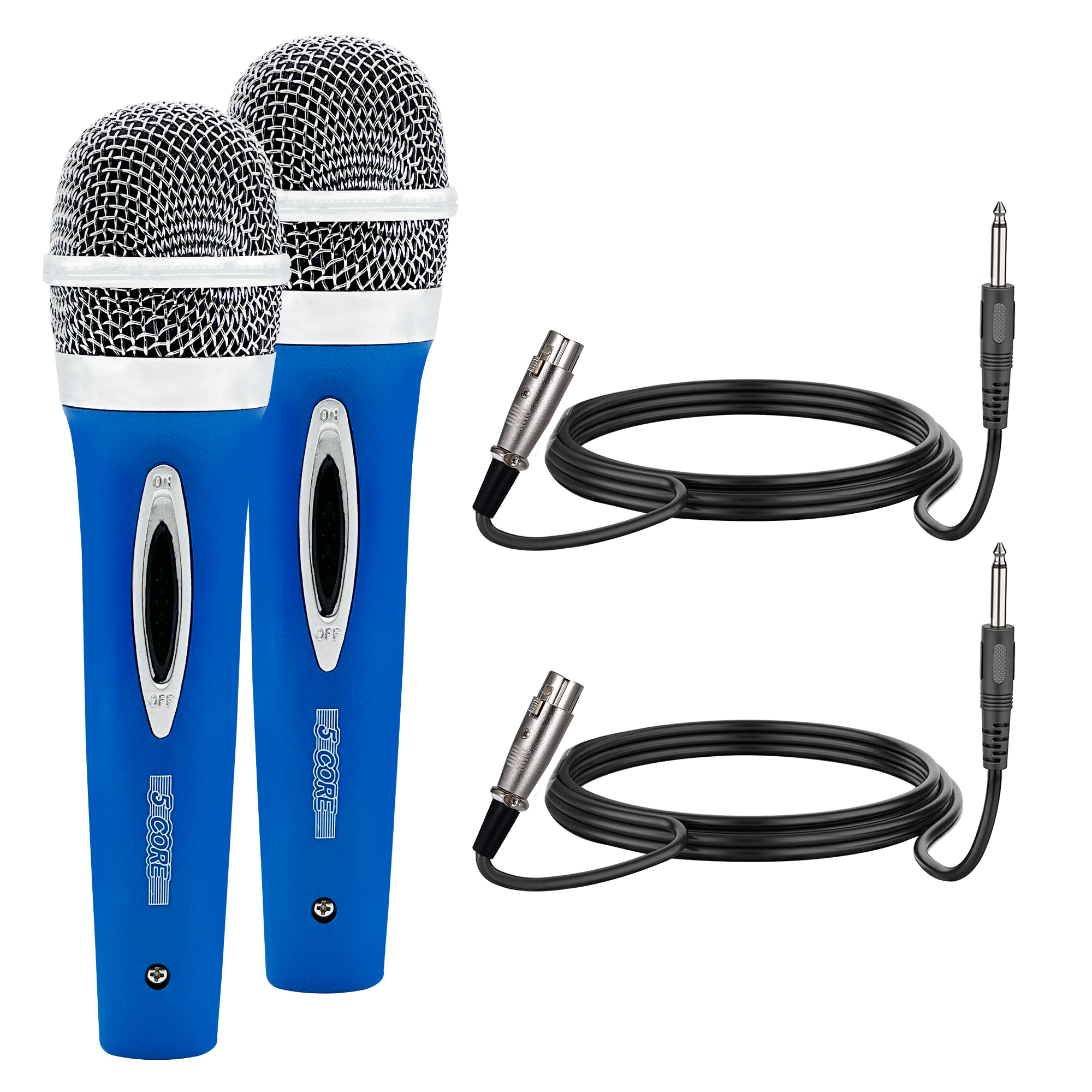 5 Core Microphone Professional Dynamic Vocal Handheld Karaoke Mic with ON  OFF Switch Micrófono for Singing Includes Cable Mic Holder Carry Bag  ND-5800X